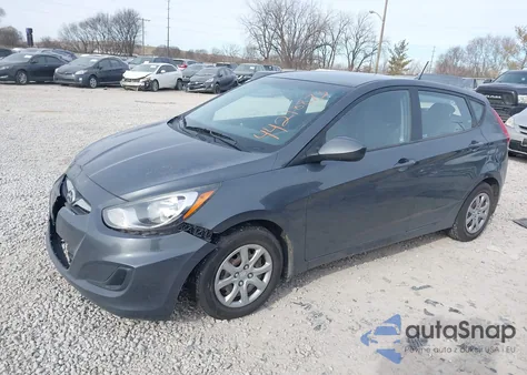 2012 Hyundai Accent Gs z USA, uszkodzony, nr VIN KMHCT5AE1CU049437